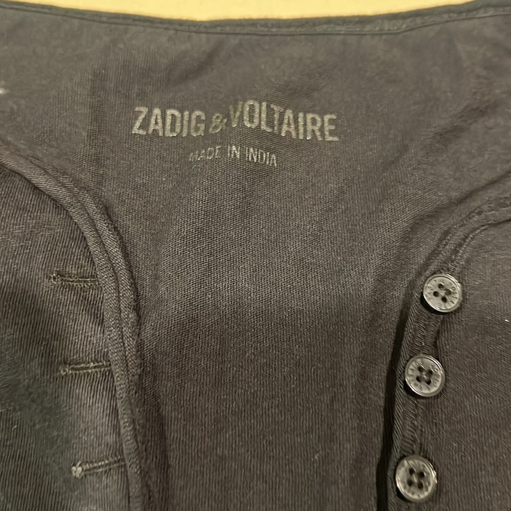 NEW💀ZADIG & VOLTAIRE
Short Sleeve Tunisien Camo Strass Tee $148 - Picture 6 of 7
